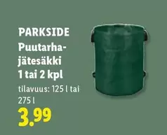 Puutarhajätesäkki 1 tai 2 kpl