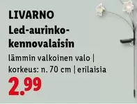 Led-aurinkokennovalaisin
