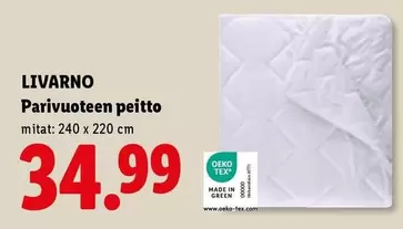 Parivuotteen peitto