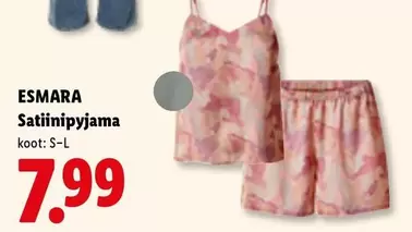 Satiinipyjama