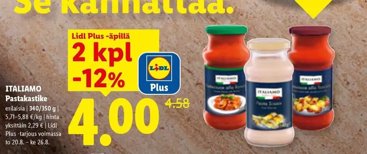ITALIAMO Pastakastike