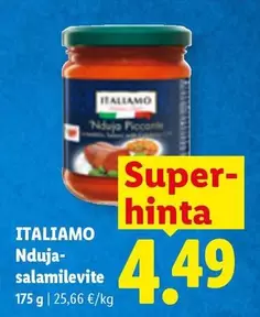 Nduja - -salamilevite