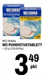 WC-PUHDISTUSTABLETT