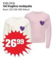Girl Kogleva neulepaita
