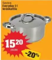 Everyday 3 l teräskattila