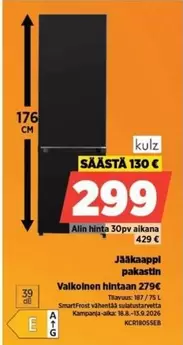 Jääkaappi pakastin