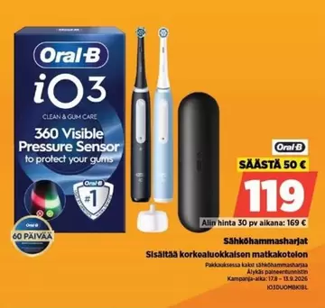 Oral B - iO3 360 Visible Pressure Sensor