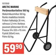 Perämoottoritelinet 100 kg