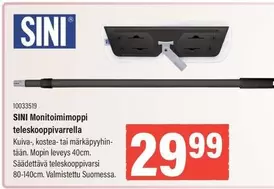 Sini - SINI Monitoimimoppi teleskooppivarrella 10033519
