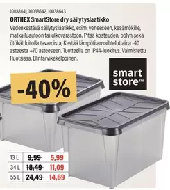 ORTHEX SmartStore dry säilytyslaatikko
