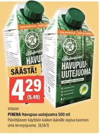 PINENA Havupuu-uutejuoma 500 ml