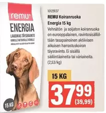 REMU Koiranruoka Energia