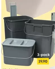 3-pack buckets