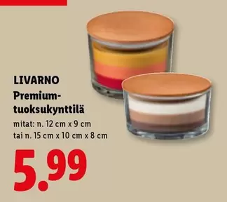 Premium-tuoksu kynttilä