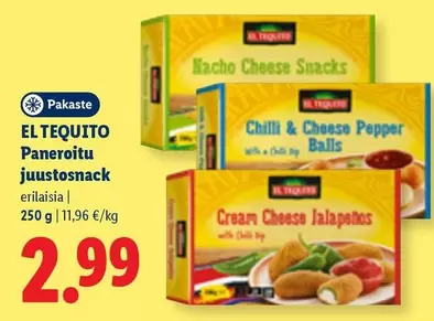 Paneroitu juustotask