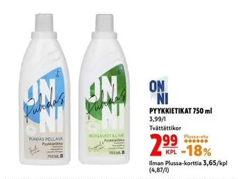 Lime - PYYKKIETIKAT 750 ml