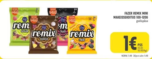 FAZER REMIX MINI MAKEISSEKOITUS