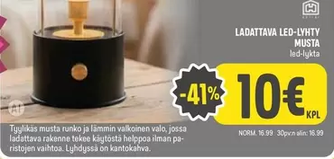 LADATTAVA LED-LYHTY