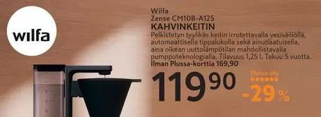Zense CM10B-A125 KAHVINKEITIN