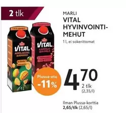 VITAL HYVINVOINTI-MEHUT