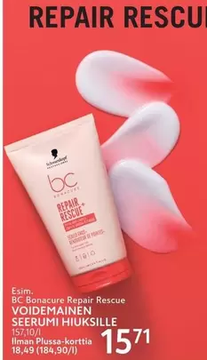 BC Bonacure Repair Rescue VOIDEMAINEN SEERUMI HIUKSILLe 157.10/1