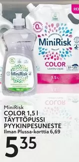 COLOR 1,5 l TÄYTTÖPUSSI PYIKINPESUNESTE