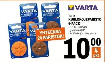 KUULOKOJEPARISTO 6-PACK