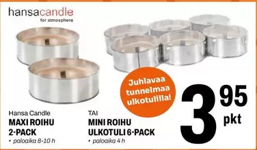 MAXI ROIHU 2-PACK or MINI ROIHU ULKOTULI 6-PACK