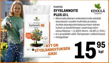 SYYSLANNOITE PLUS