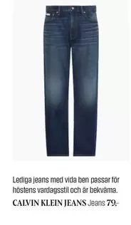 Jeans med vida ben