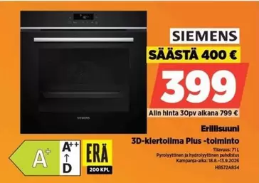 Siemens - 3D-kiertoilma Plus -toiminto