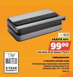 Tyhjiöpakkauslaite