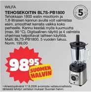 Tehosekoitin BL7S-PB1800