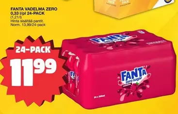 VADELMA ZERO 0,33 l/pl 24-PACK