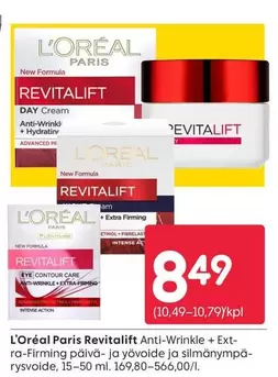 Revitalift Anti-Wrinkle + Extra-Firming Day Cream and Eye Contour Cream