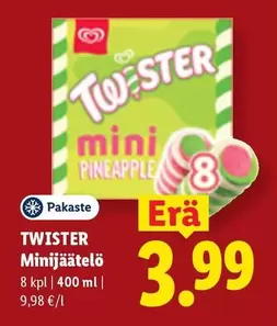 TWISTER Minijäätelö