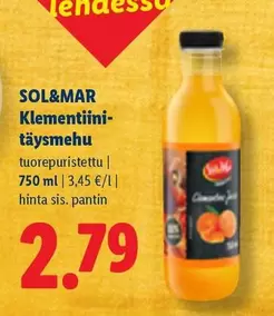 Klementiini-täysmehu