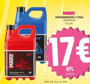 PIENKONEBENSIIINI 5 LITRAA