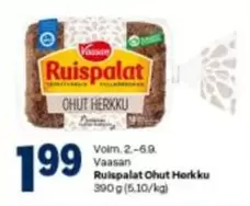 Ruispalat Ohut Herkku