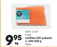 Lohifilee ASC pakaste
