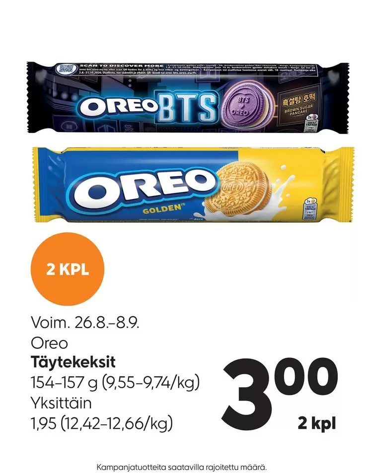 Oreo - Täyteksiksit