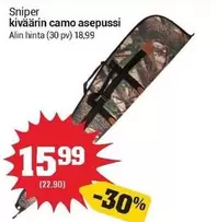Sniper kiväärin camo aseepussi
