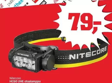 HC60 UHE otsalamppu