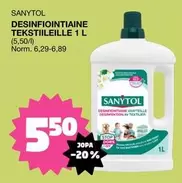 DESINFEIOINTIAINE TEKSTIILIELLE
