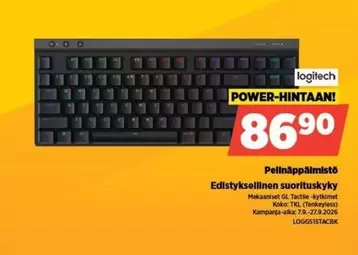 Logitech - Pelinäppäimistö