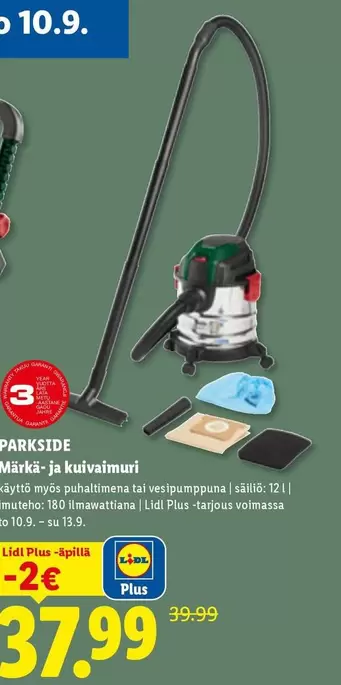 Märkä- ja kuivaimuri