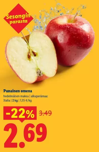 Punainen omena