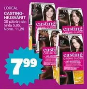 L'ORÉAL CASTING-HIUSVÄRIT