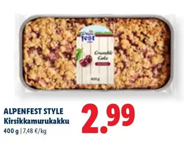 Kirsikkamurukakku