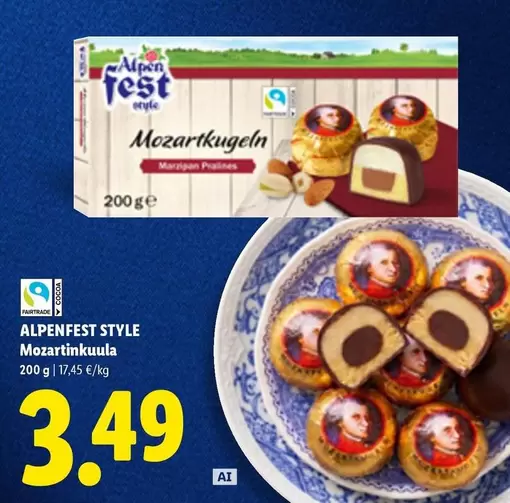 Mozartkugeln Marzipan Pralines